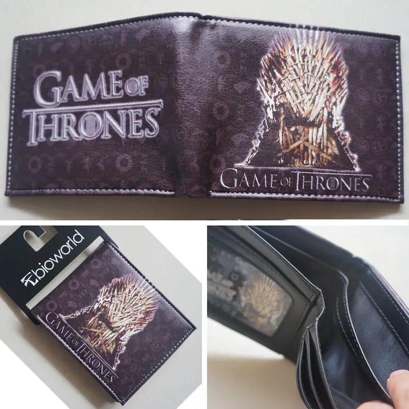 2018 New HBO Game of Thrones Iron Throne Logo Gold wallets Purse Leather Hot W072 цена 2018 New HBO Game of Thrones Iron Throne Logo Gold wallets Purse Leather Hot W072 цены онлайн