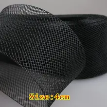 1,"(4,0 см) Плоский жесткий плотная Crins волос конский кос отделка для женщин шляпа 100 Двор/лот#2 Цвет