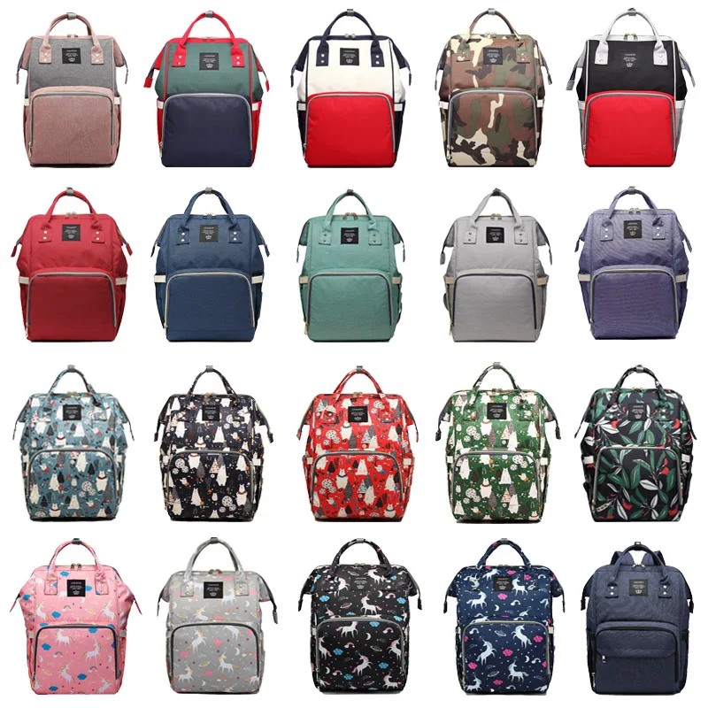 

41 Colors Backpack for Mom Lequeen Baby Bag With Anti-loss Zipper Baby Bags for Mom Maternity Bag For Stroller bolsa maternidade
