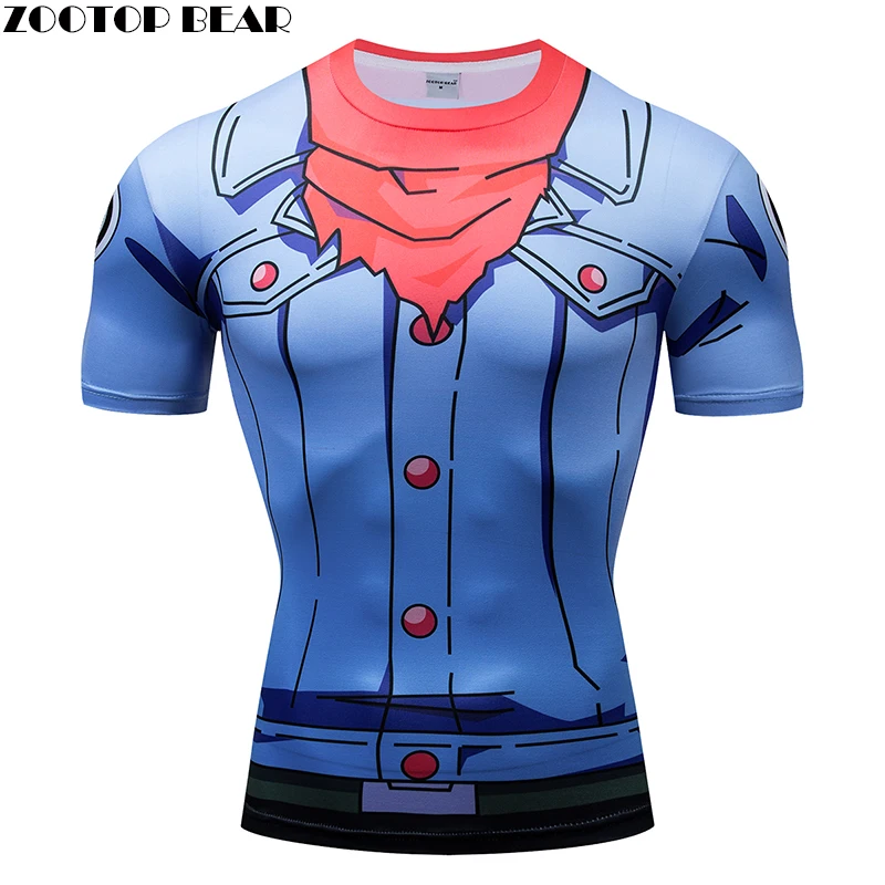 

Dragon ball T shirts Men Compression T-shirts Trunks 3d T shirts Cospaly Tops Anime Tees Short Sleeve Funny Tees Male Camisetas