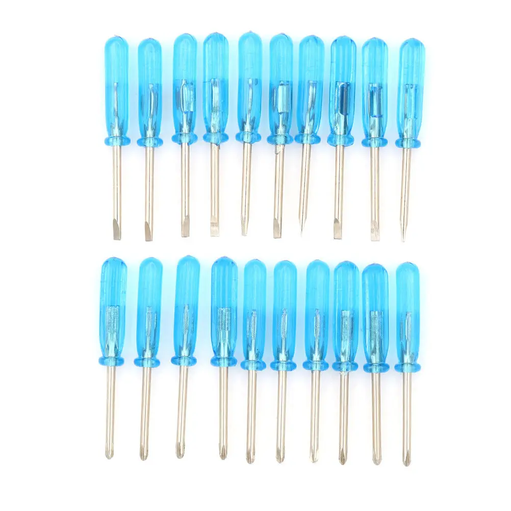 

10Pcs/Lot 45mm Mini Precision Flat-blade/Cross Screwdriver Set HomeRepair ToolMD