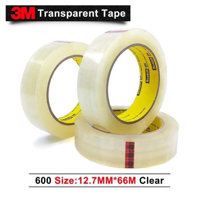 3 M 600 scotch trasparente carta gommata single sided tape 12.7mm