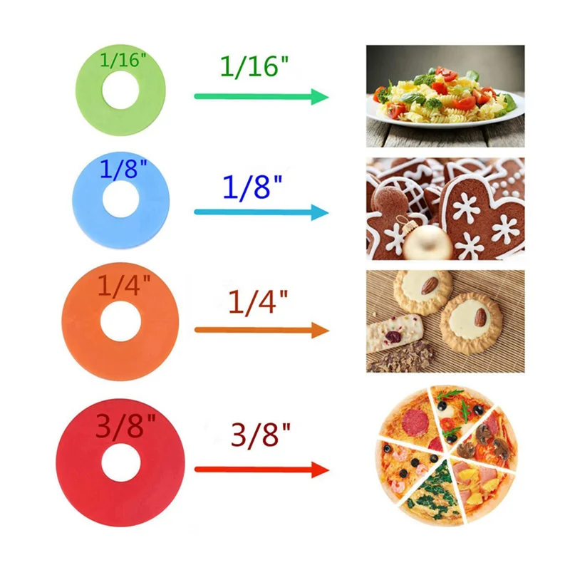 4 регулируемых диска антипригарные съемные кольца тесто пельменей Лапша инструменты для выпечки пиццы 1 шт. кухонные Вертлюги Из Нержавеющей Стали