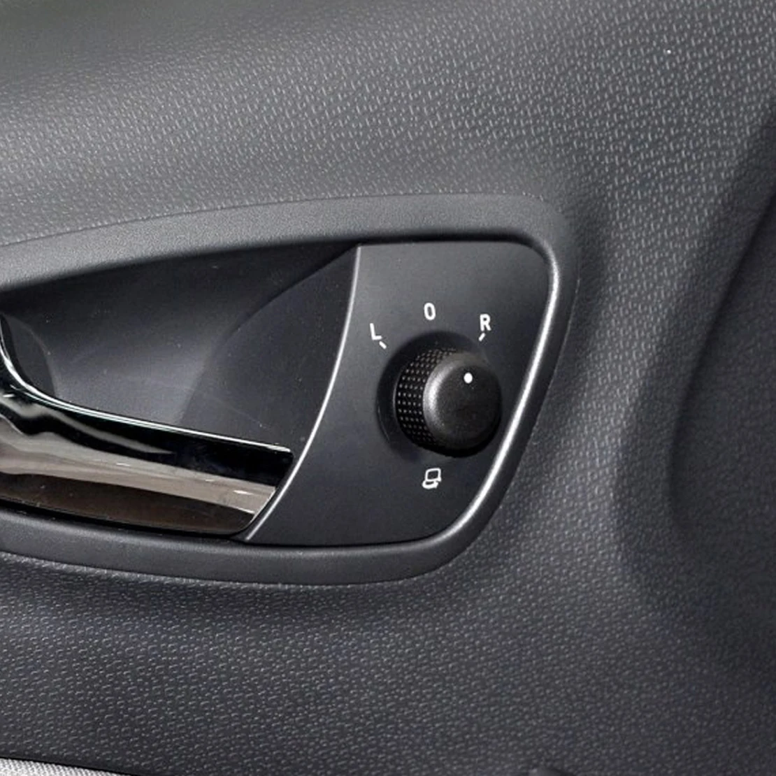 

beler Left Hand Drive Exterior Sider Adjust Mirro Switch Knob Fit For Seat Ibiza 2008 2009 2010 2011 2012 6J1 959 565