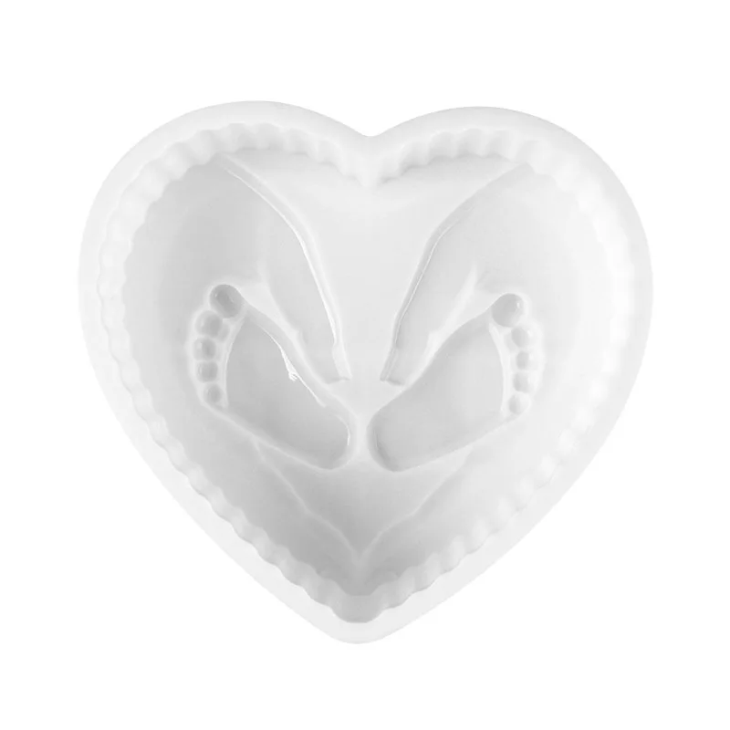 3D Baby Ankle Silicone Cake Mold Form for Mousse Fondant Chocolate Jelly Gummy Mould Baking Pastry Cake Decoration Bakery Tools