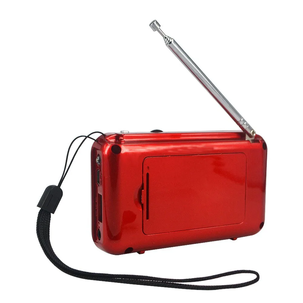 Цифровая Светодиодная панель Стерео FM радио колонка Мини Портативный