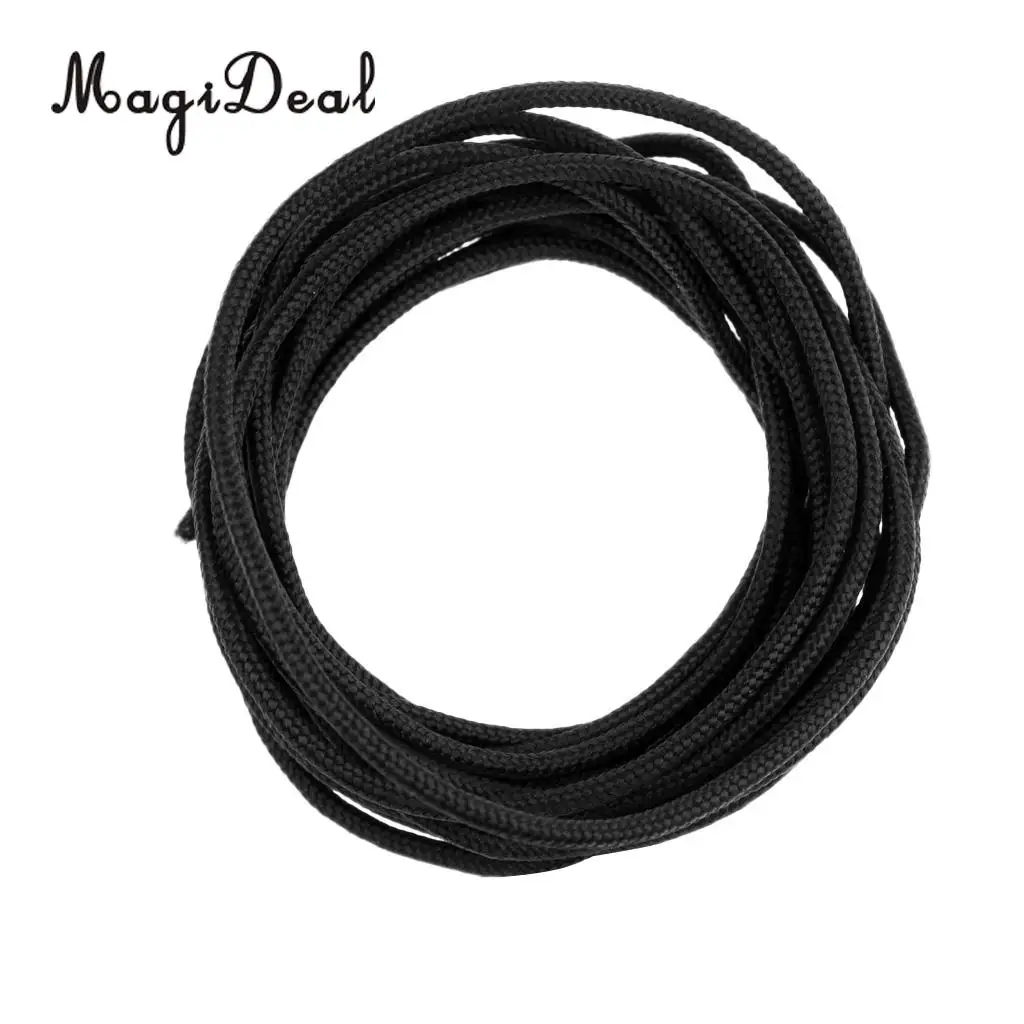 MagiDeal Outdoor Hunting Archery Compound Bow 1.5/3/5/10m D Loop Rope Bow String Release Aid Nock Hooting Camping Survival Acce