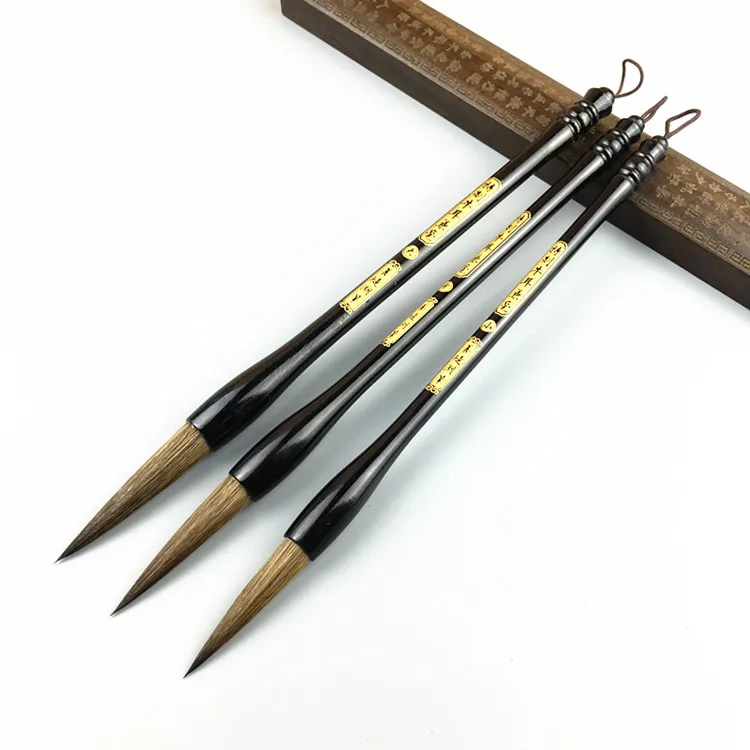 Высококачественная Китайская традиционная ручка-кисть для каллиграфии коровья Шерсть набор кистей для письма смешанные кисти для рисования подарочный набор в коробке Papeleria