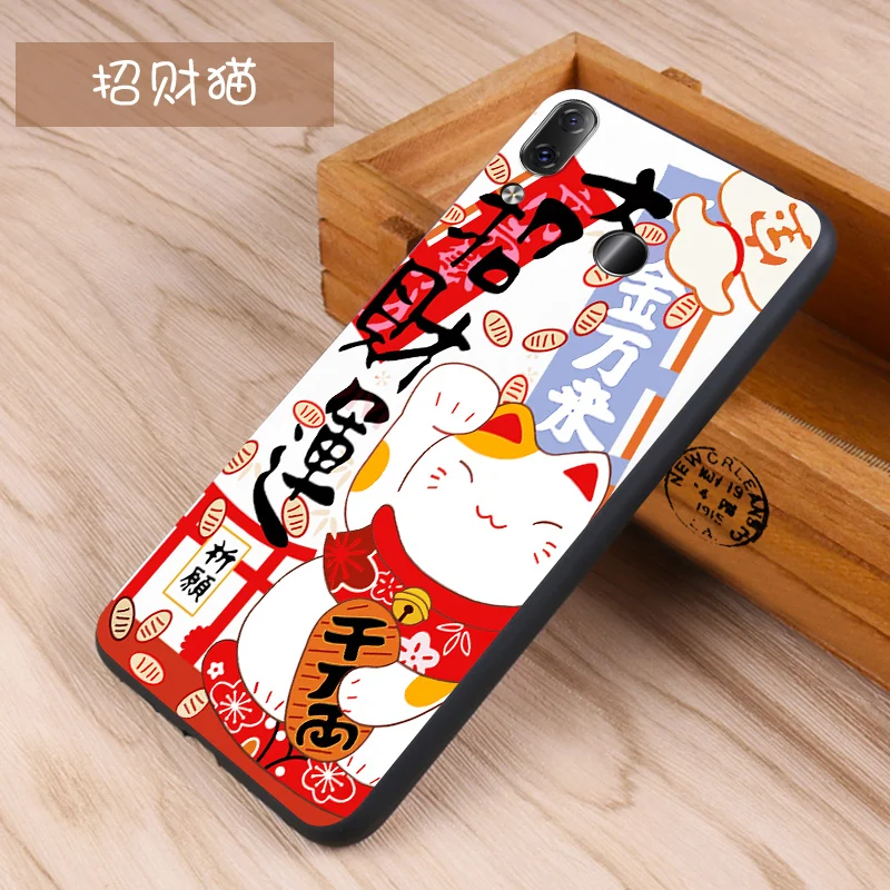 Lenovo Z5 Case Original Cover Case for Lenovo Z5 Case Cartoon Cover Silicone Skin Wolf Fish Skull z5 Fundas 100% BiNFUL 3