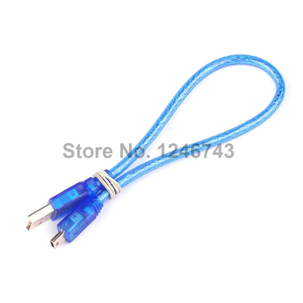 1PCS 30cm 2.0 Male to Male Small Mini USB Extension Cable
