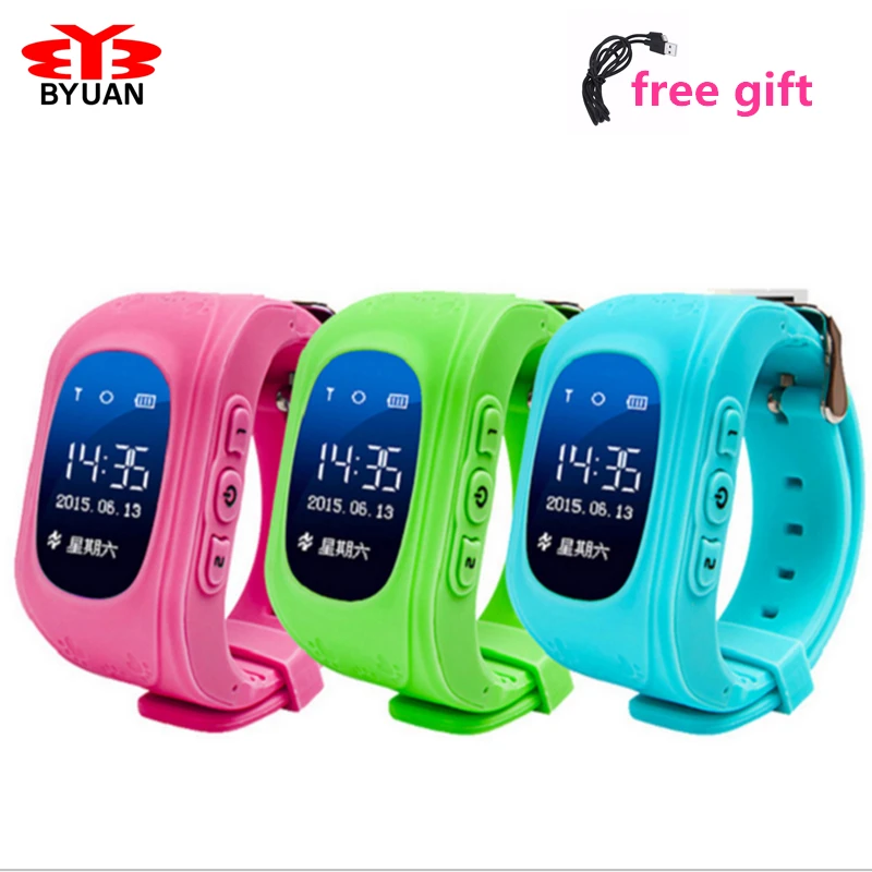 New Smart font b Phone b font Watch Children Kid Wristwatch Q50 font b GSM b