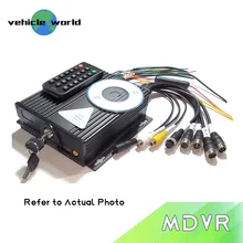 AHD 720P 4ch sd карта автомобиля черный ящик dvr