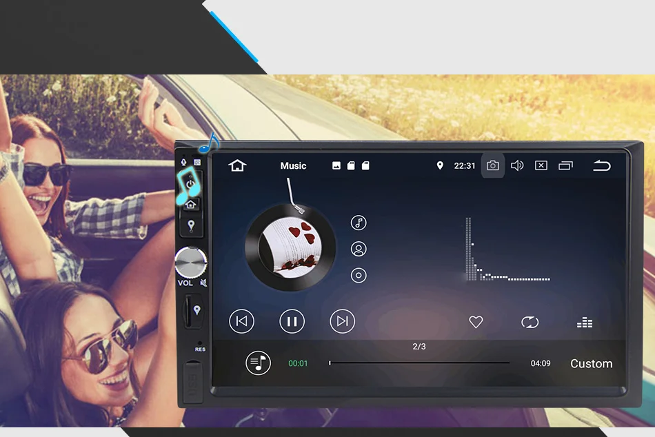 Flash Deal Eunavi 2 Din 7