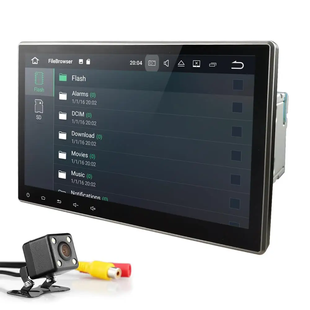 Flash Deal 10.1 Inch 4G RAM Universal Android 8.0 Car DVD Player Radio GPS Navigation Bluetooth USB Head unit 1024*600 screen DAB+ BT 1