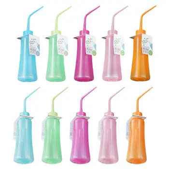 

Succulent Watering Bottle Plastic Spray Squeeze Can Bend Mouth For Plants Orchids Gardening Tools watering can