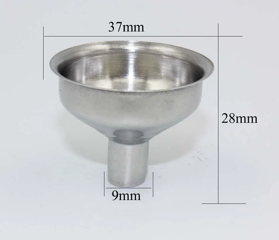 6pcslot Stainless Steel Funnel Filler For Most Hip Flasks Wine Whisky Pot Wide Mouth (1)