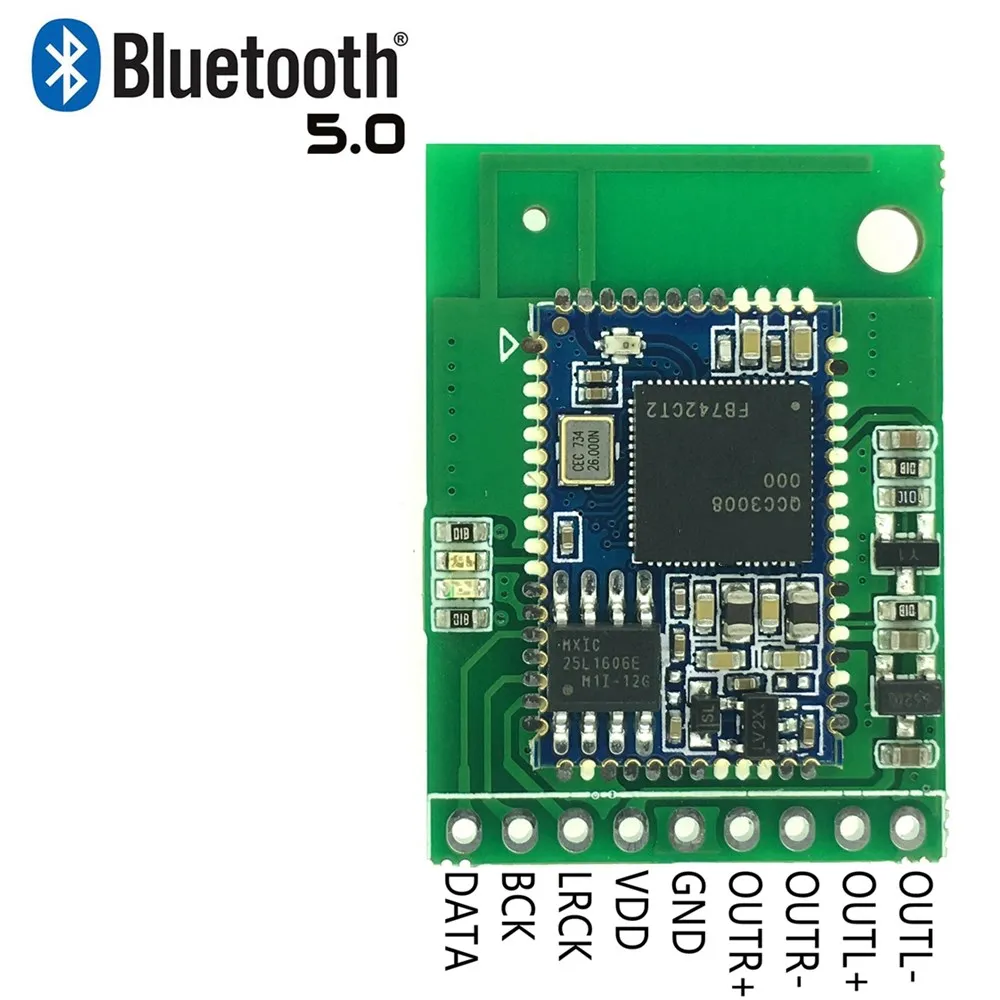 QCC3008 Bluetooth 5 0 стерео модуль сбалансированный дифференциальный аналоговый I2S