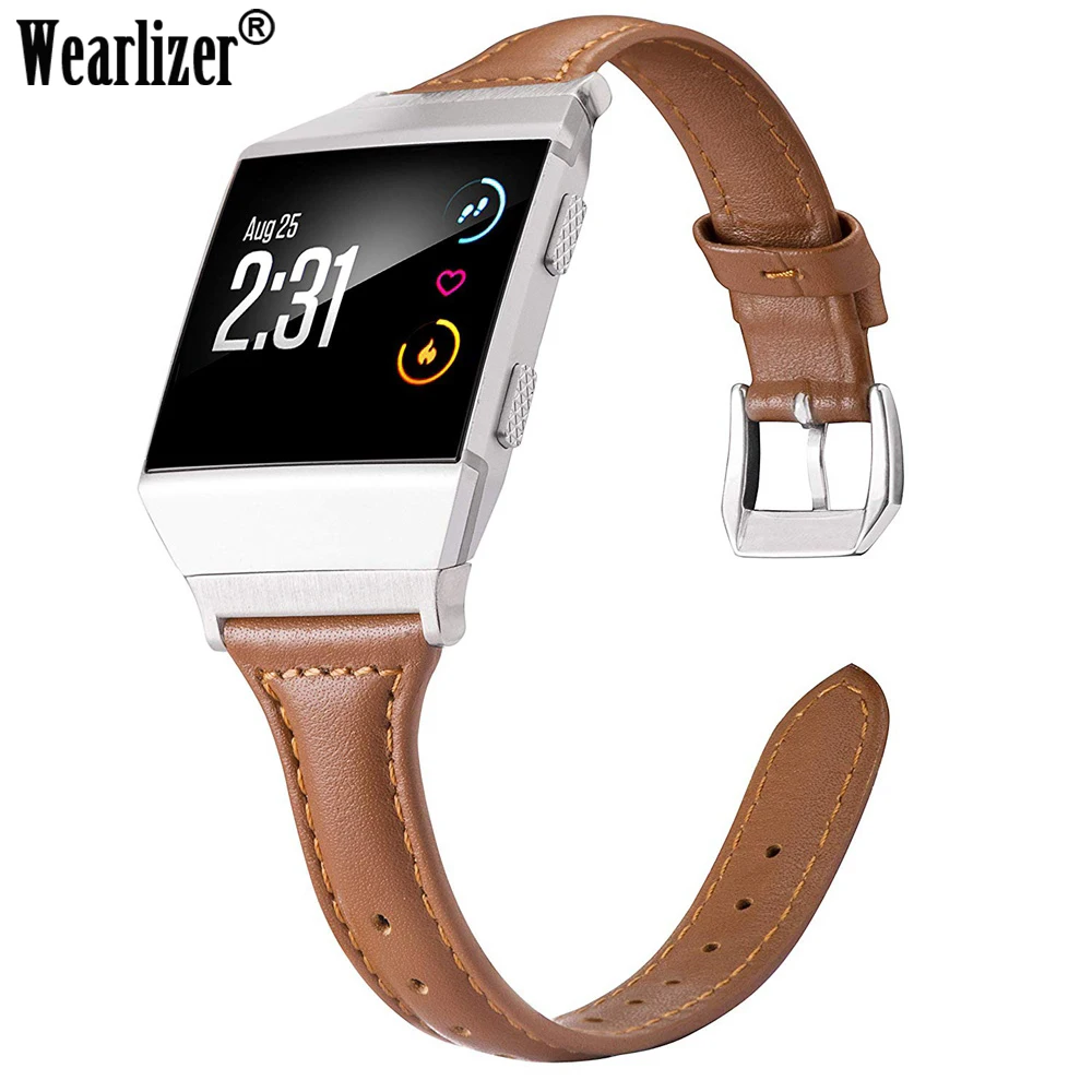 

Multicolor Watch Strap For Fitbit Ionic Leather Bands Genuine Leather Replacement Accessories Straps for Fitbit Ionic