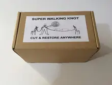 Super Walking Knot – White,Magic Tricks,Rope,Illusion,Funny,Gimmick,Mentalism,Stage,Classic Toys,Joke,Gadgets