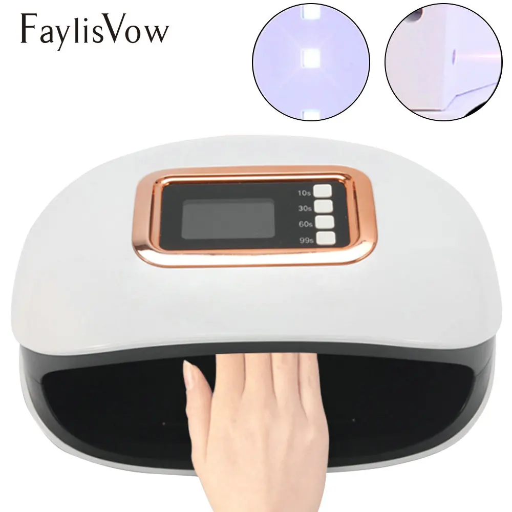 

72W UV Lamp LED Nail Lamp Nail Dryer Light Polish Gel Dryer Machine Sun H4 Plus Two Hand Professional Lampe UV Ongle
