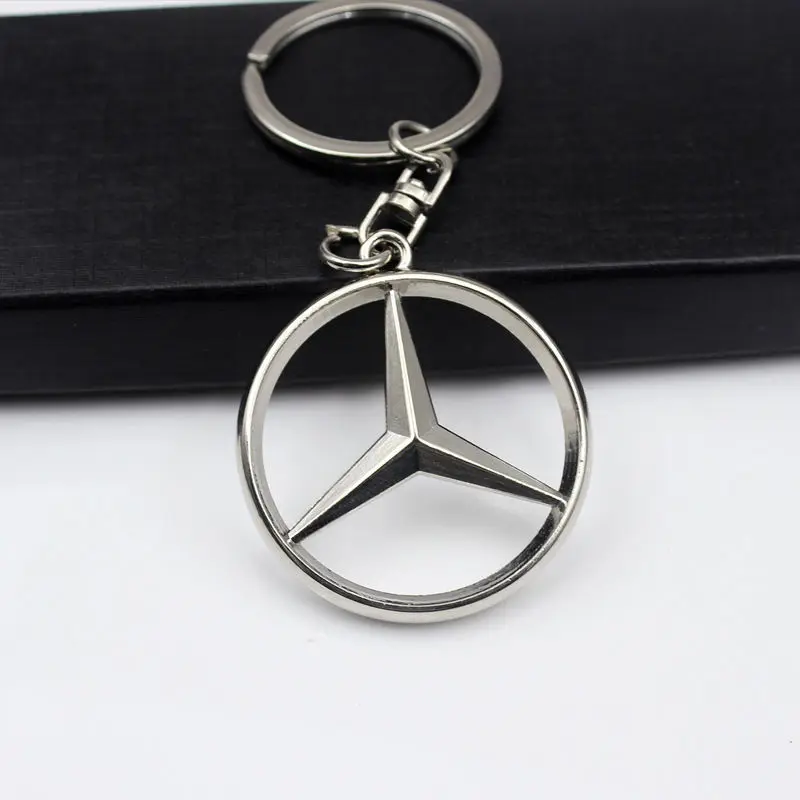 

Alloy Car Logo ring Pendant Holder key for Mercedes Benz