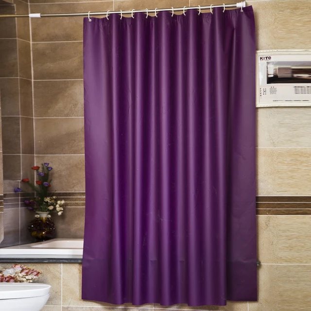 2013 new peva shower curtains for bathroom the solid color waterproof