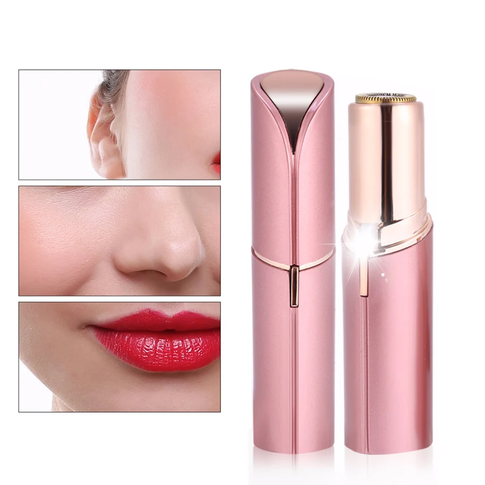 

Mini Electric Hair Removal Epilator Women Face Painless Lipstick Shaver Razor Shaving Machine Depilator USB Rechargeable