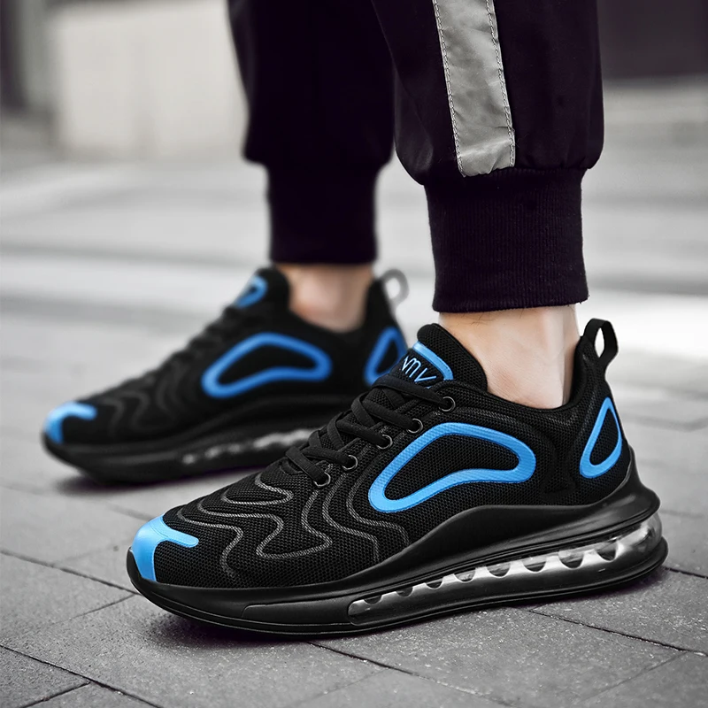 

2019 New Fashion Men Sneakers Air Cushion Breathable Full Palm Jogging Shoes High Quality Athletics Running Shoes Men
