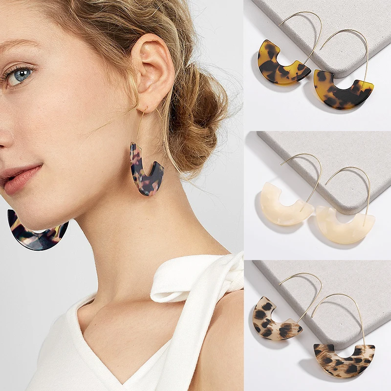

Sale Korean Special Design Multi-color Resin Earring for women 2018 New Fashion Jewelry Gifts