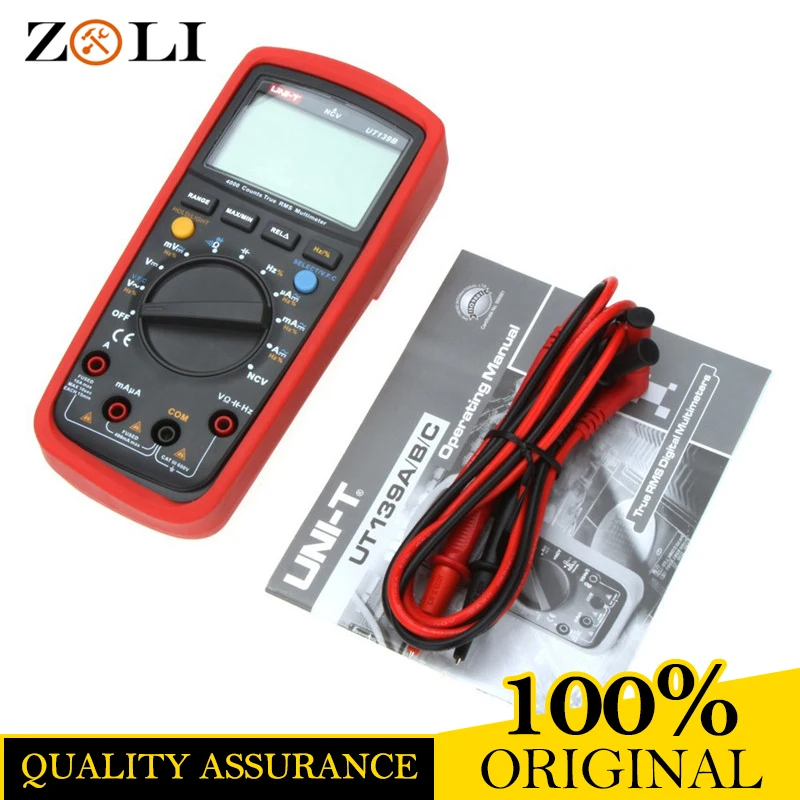 

LCD Display UNI-T UT139B True RMS Electrical Digital Multimeters LCR Meter UT139B Handheld Tester Multimetro Ammeter in stock