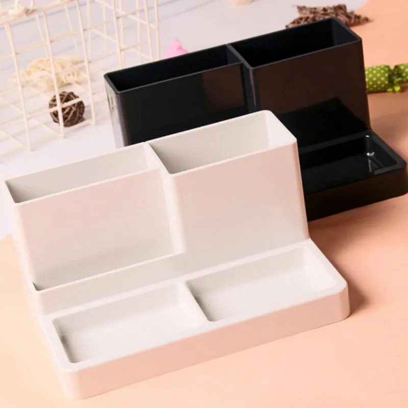 

5 Grid Sub-grid Hollow Out Plastic Storage Box Desktop Organizer Basket Container for Cosmetic Remote Controller Stationery