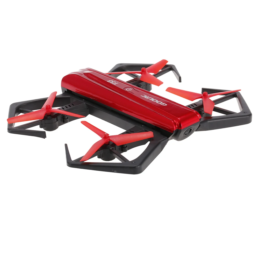 GoolRC T33 wifi FPV 720 P HD RC Дрон с камерой складной g-сенсор RC селфи мини дроны стабилизация высоты Карманный игрушечные Квадрокоптеры