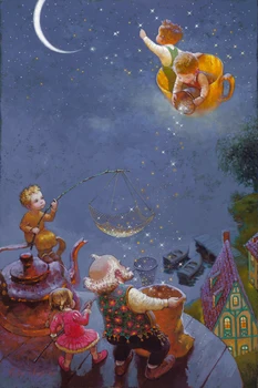 

Modern Art Victor Nizovtsev Canvas Prints oil painting Kids Room Christmas Decorations Wall Picture best Christmas gift vk26