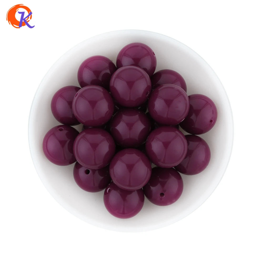 

S67 6-18MM Dark Wine Red Chunky Bubblegum Acrylic Solid Beads Colorful Chunky Beads For Jewelry CDWB-701173