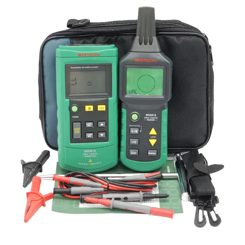 

Digital MASTECH MS6818 advanced wire tester tracker multi-function Cable detector 12~400V Pipe Locator Meter With blacklight