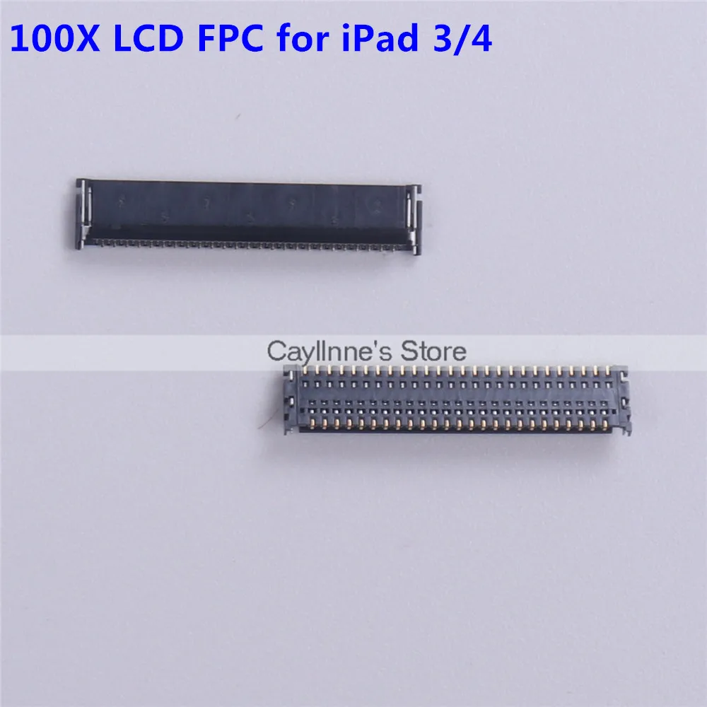 100 шт./лот новый для iPad 3 4 ЖК-дисплей экран FPC разъем 51 PIN на материнской плате |