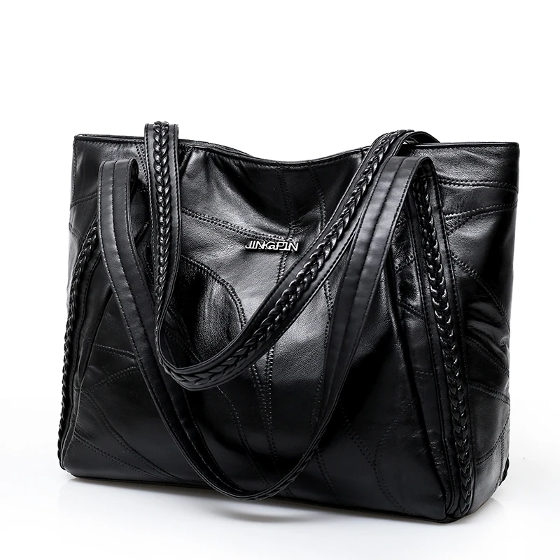  Genuine Leather Handbags For Women Bag Luxury Designer Large Capacity Shopping Bags Ladies Shoulder - 33010025167