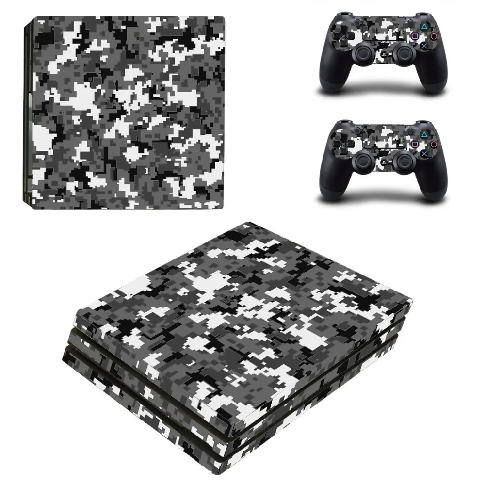 Камуфляжные наклейки для Playstation 4 PS4 PRO консоль и контроллер виниловые защитная
