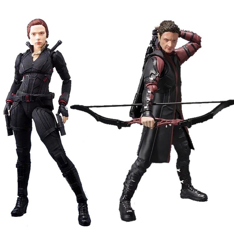 SHF фигурка черной вдовы Hawkeye экшн игрушки кукла в подарок|Игровые фигурки и