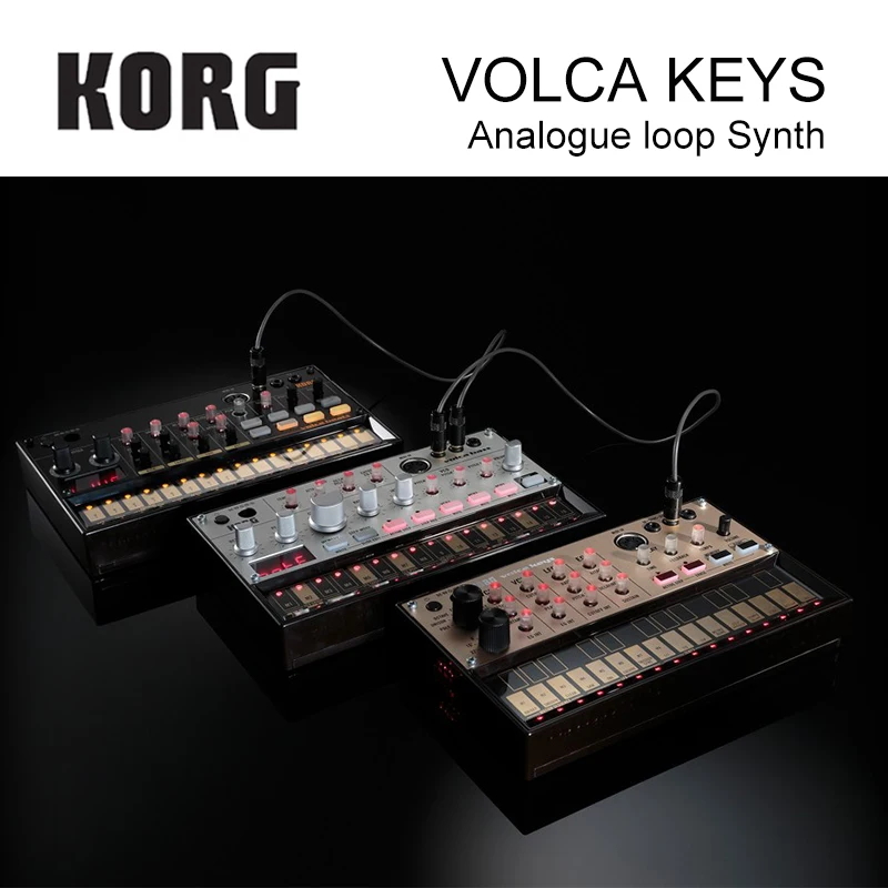 Korg Volca ключи аналоговый синтезатор полифонический аналоговый звуковой двигатель и петля секвенсор вводный синтезатор