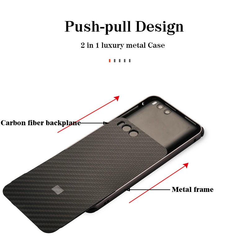 Zinkgelb чехол для Xiaomi Mi 6 люксовый бренд 2 в 1 тонкий жесткий металлический каркас+ карбоновое волокно Броня противоударный чехол для телефона
