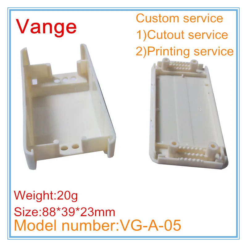 5 шт./партия, коробка для штранг-прессования IP54 огнеупорный ПК, пластиковая коробка для проекта diy 88*39*23 мм для Светодиодный устройство электропитания