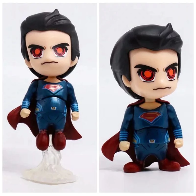 ジャスティスリーグdcスーパーヒーロースーパーマンかわいいかわいいqバージョンフィギュアおもちゃスーパーマン10センチ Figure Toy Justice Leaguedc Super Heroes Aliexpress