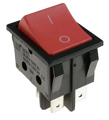 

Numatic Henry Hoover Red On-Off Large Rectangle Rocker Switch DPST