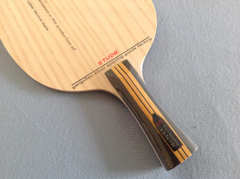 Stuor حقيقية تنس الطاولة مضرب الطابق خمس طبقات من رماد الخشب الخالص المواد aus سرعة الأساسية