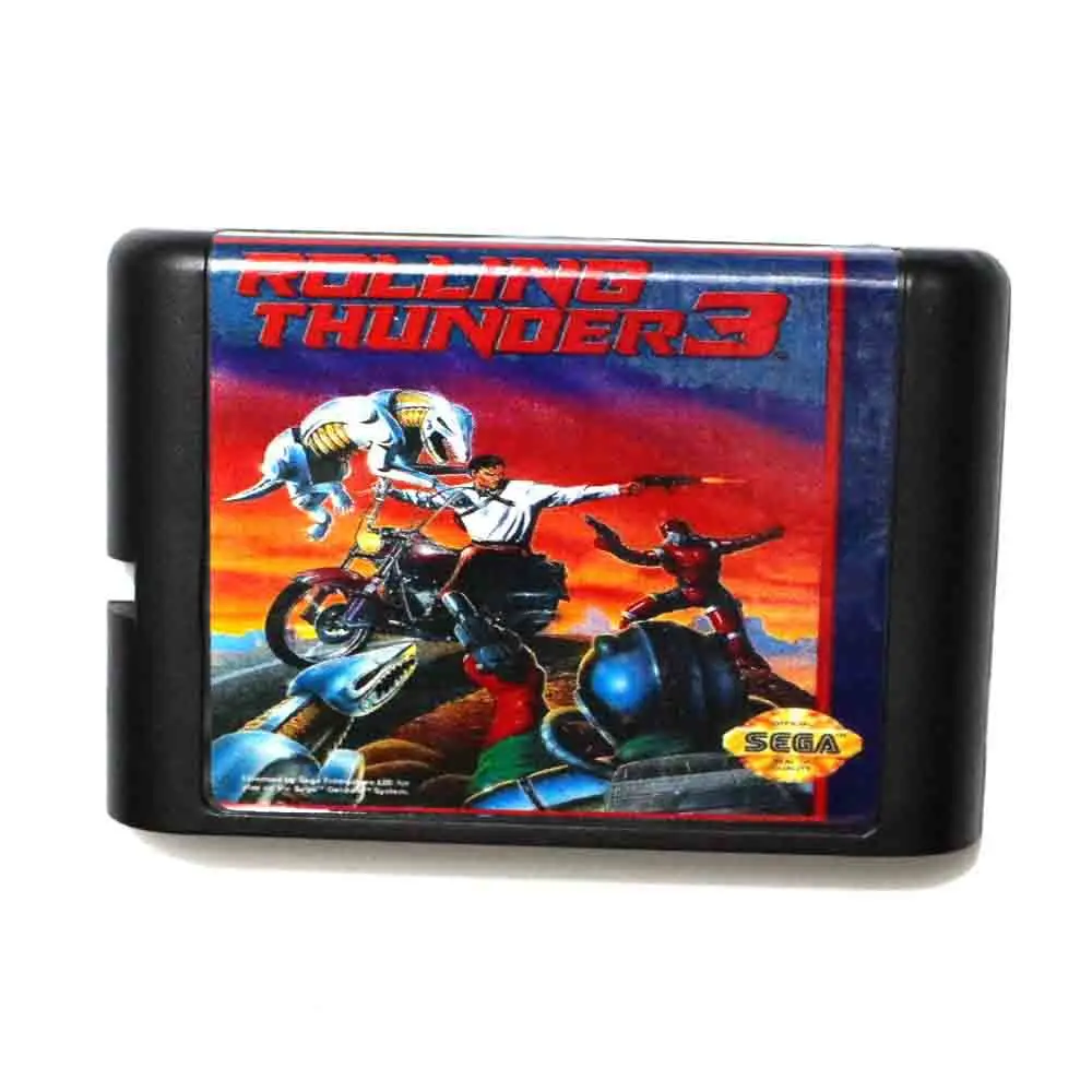 

Rolling Thunder 3 16 bit MD Game Card For Sega Mega Drive For Genesis