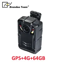 Gps 4 г 64 ГБ Full HD 1080 P полиции для ношения на теле камеры для охранник