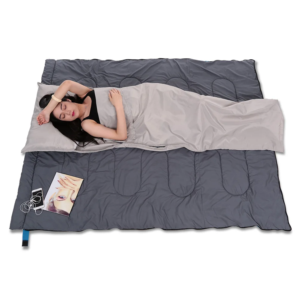 

TOMSHOO 70*210CM Outdoor Travel Camping Hiking Polyester Pongee Healthy Sleeping Bag Liner with Pillowcase Portable Lightweight