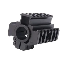 Фирменное металлическое Крепление 20 мм с тремя направляющими Picatinny Weaver, крепление для винтовки, Крепление прицела винтовки