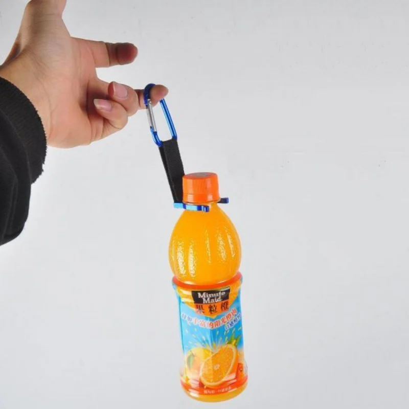 

5Pcs Portable Hiking Camping Carabiner Water Bottle Buckle Hook Holder Clip Outdoor Survival Traveling Tools